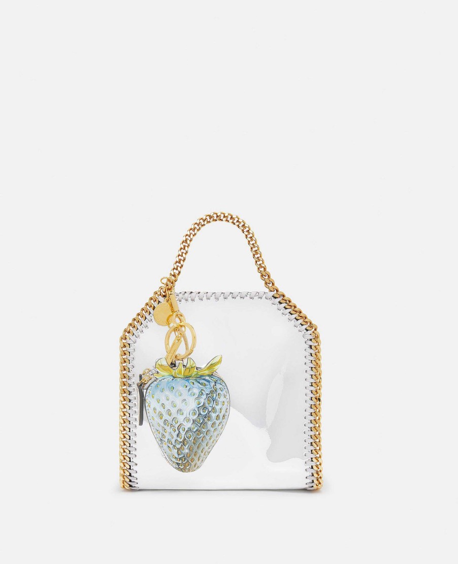 Unisex Stella McCartney Bags | Falabella Mirrored Chrome-Finish Tote Bag