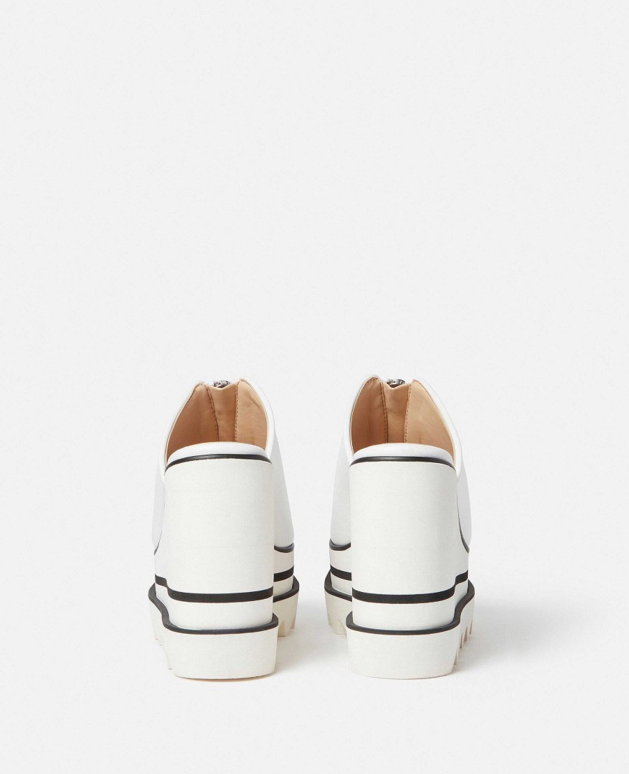 Women Stella McCartney Wedges | Sneak-Elyse Zip Slide Wedge Sandals