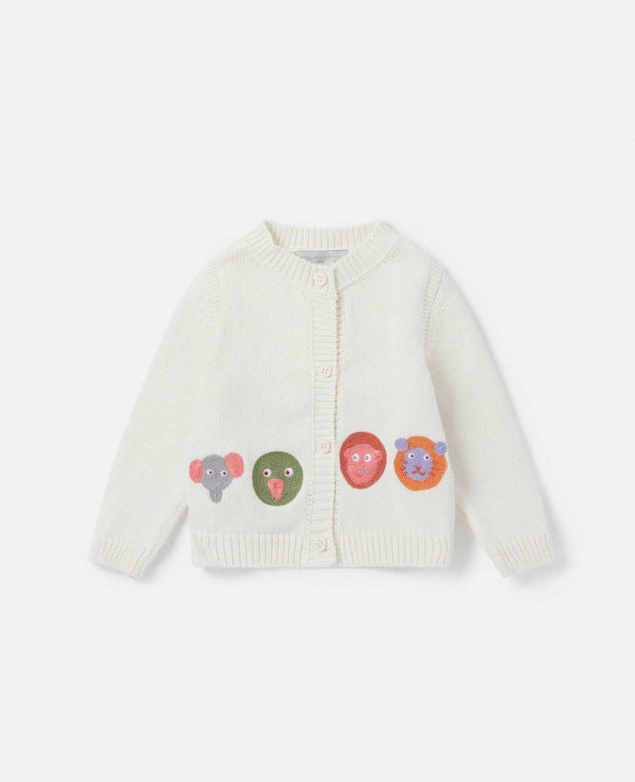 Kids Stella McCartney Baby Boys | Animal Motif Cardigan