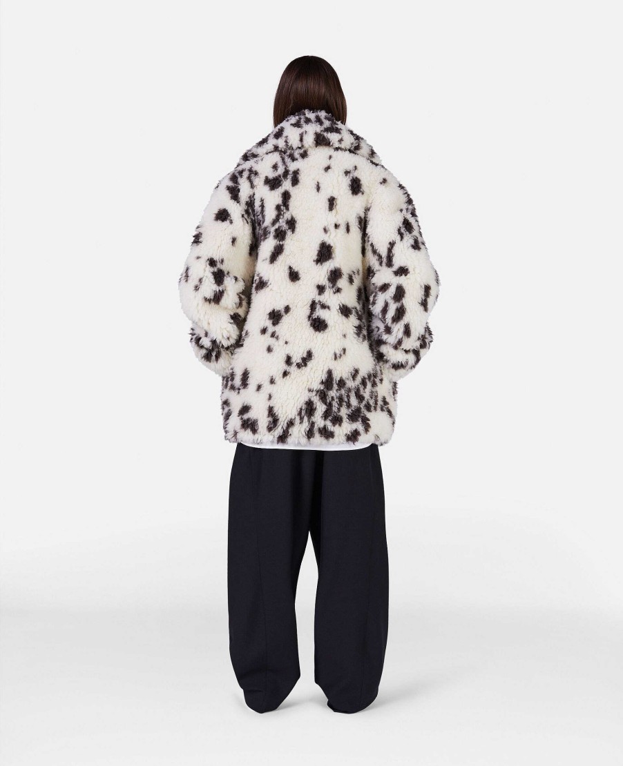 Women Stella McCartney Coats And Jackets | Appaloosa Print Teddy Jacket