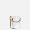 Unisex Stella McCartney Bags | Frayme Mirrored Chrome-Finish Bucket Bag