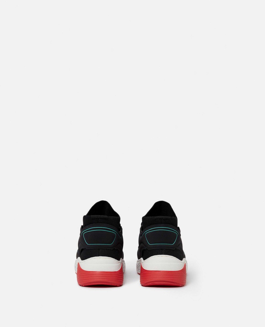 Kids Stella McCartney Shoes And Accessories | Neon Cage Lace-Up Sock Trainers