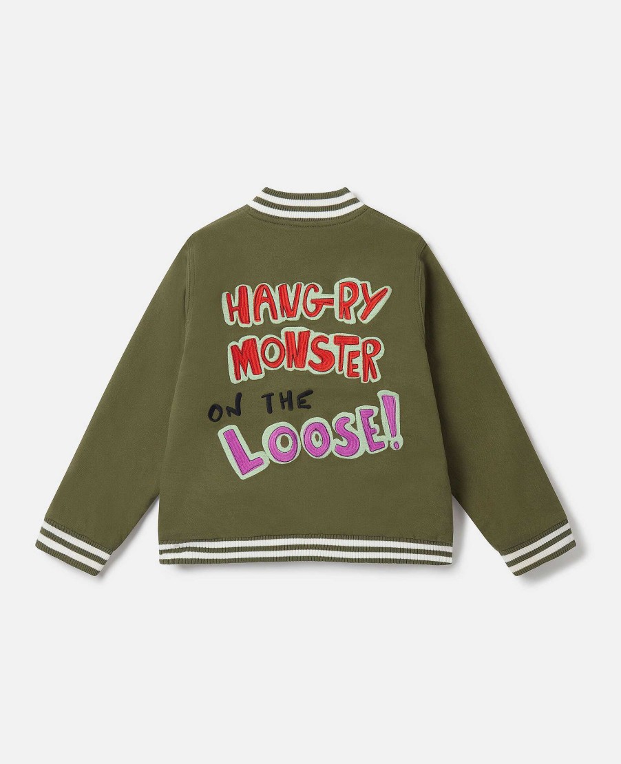 Kids Stella McCartney Outerwear | Silly Sandwich Bomber Jacket