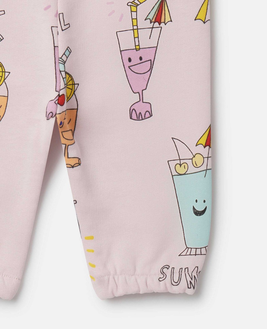 Kids Stella McCartney Baby Girls | Summer Cocktail Print Joggers