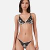 Women Stella McCartney Lingerie And Sleepwear | Zebra Print Satin Soft Cup Bra