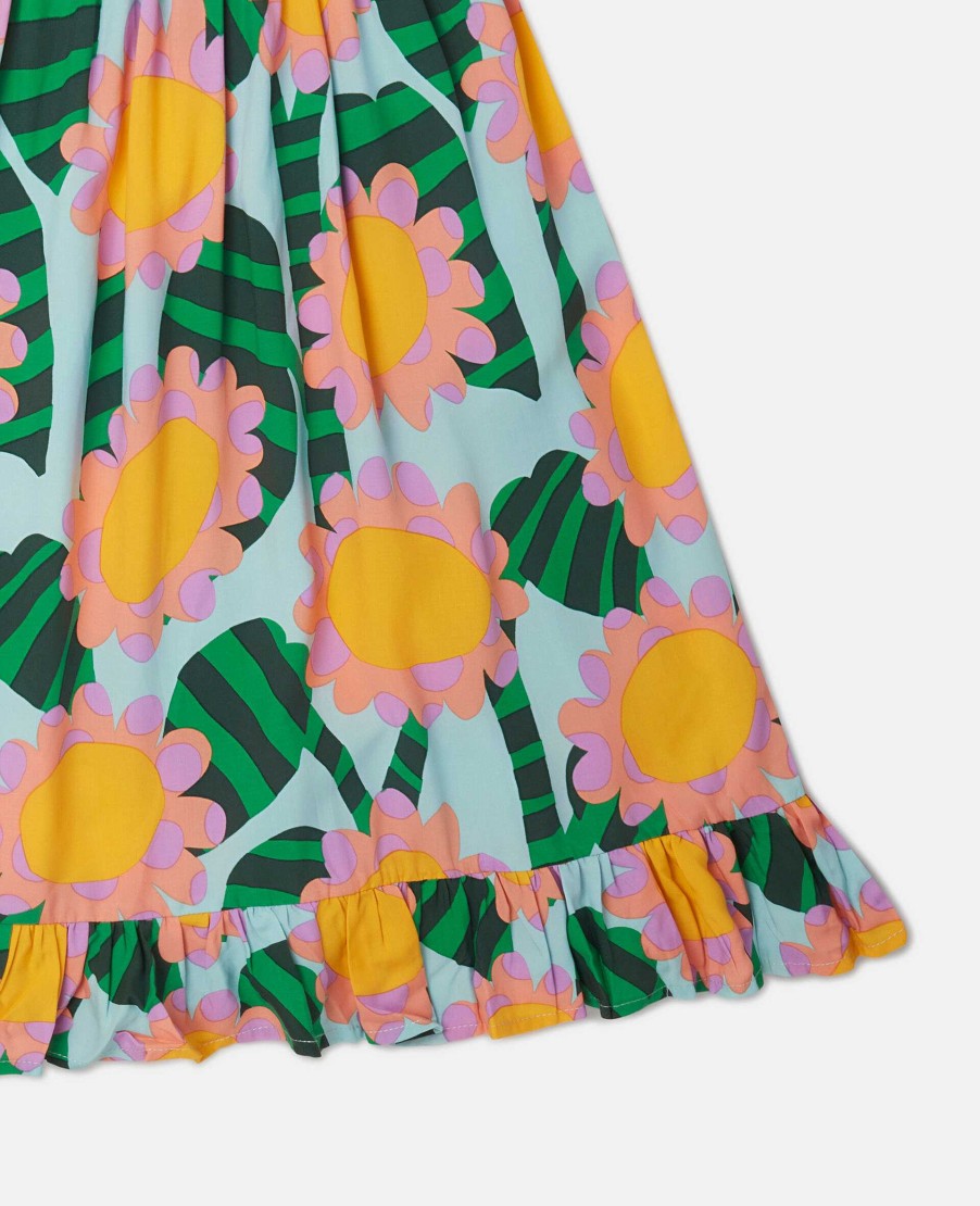 Kids Stella McCartney Dresses And All-In-Ones | Graphic Flower Print Sundress