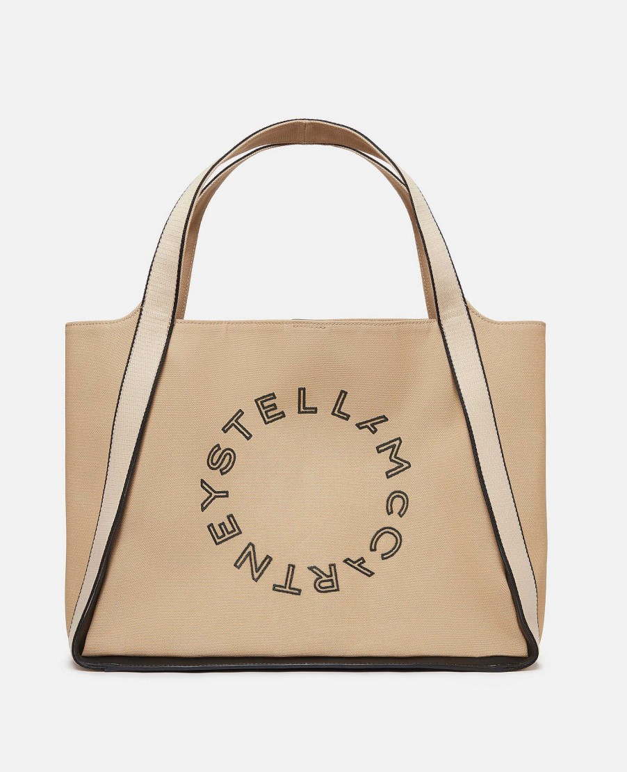 Women Stella McCartney Logo Bag | Logo Bananatex® Canvas Tote Bag