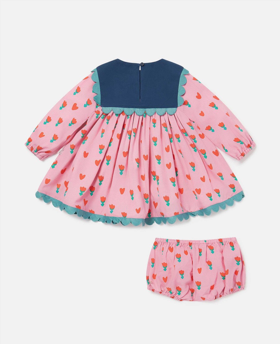 Kids Stella McCartney Baby Girls | Tulip Print Dress And Bloomers Set