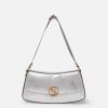 Women Stella McCartney Top-Handle Bags | S-Wave Metallic Shoulder Bag