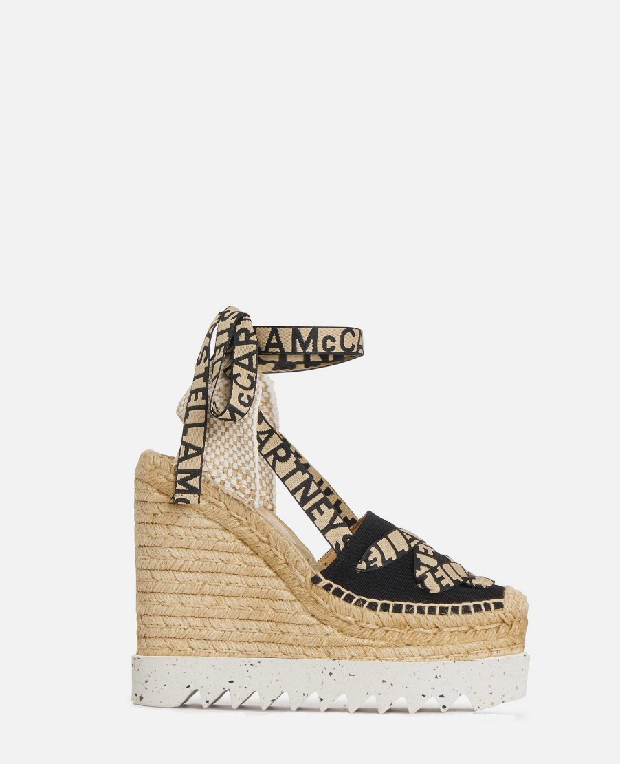 Women Stella McCartney Wedges | Gaia Platform Espadrille Wedges