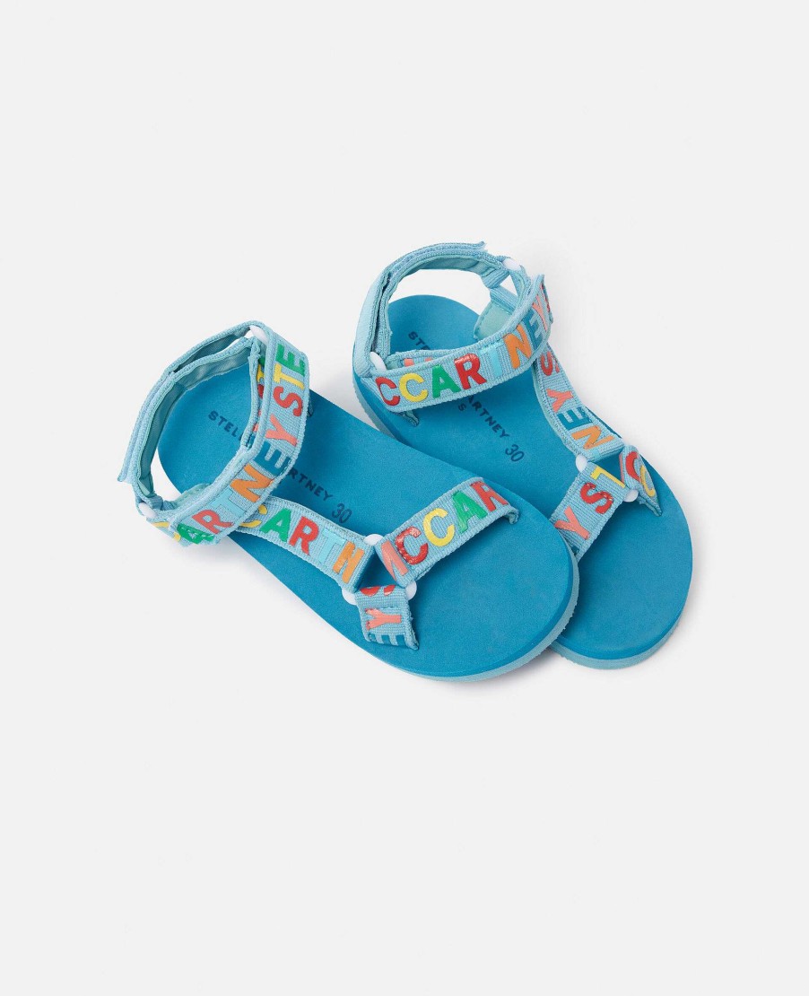 Kids Stella McCartney Shoes And Accessories | Logo Tape Sandals