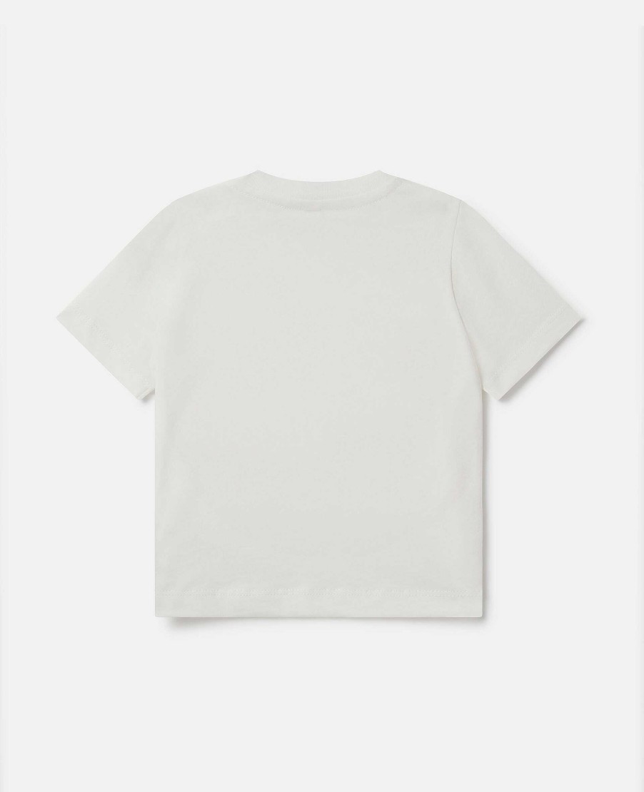 Kids Stella McCartney Baby Girls | Seashell Smile T-Shirt