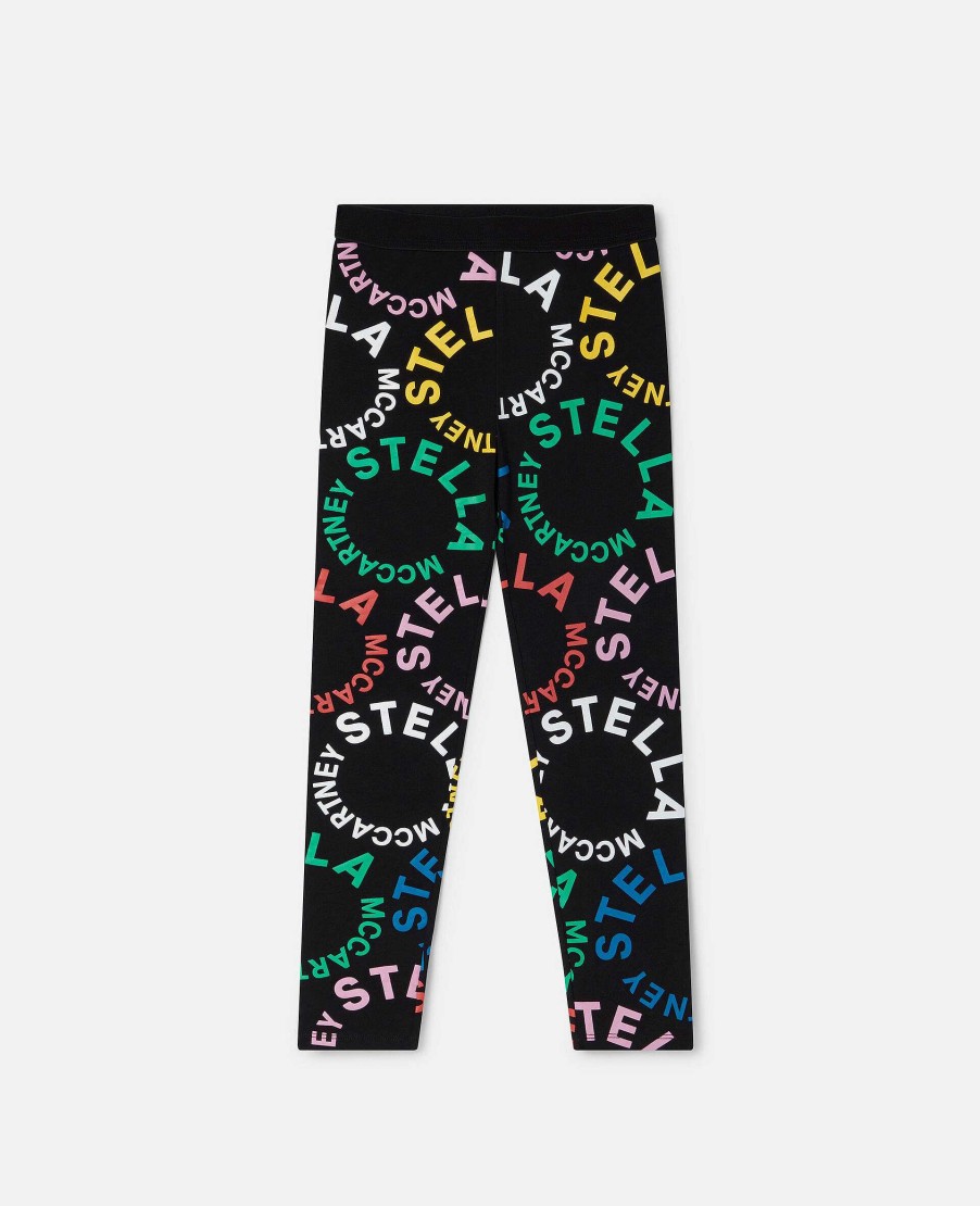 Kids Stella McCartney Trousers And Skirts | Circular Logo Leggings