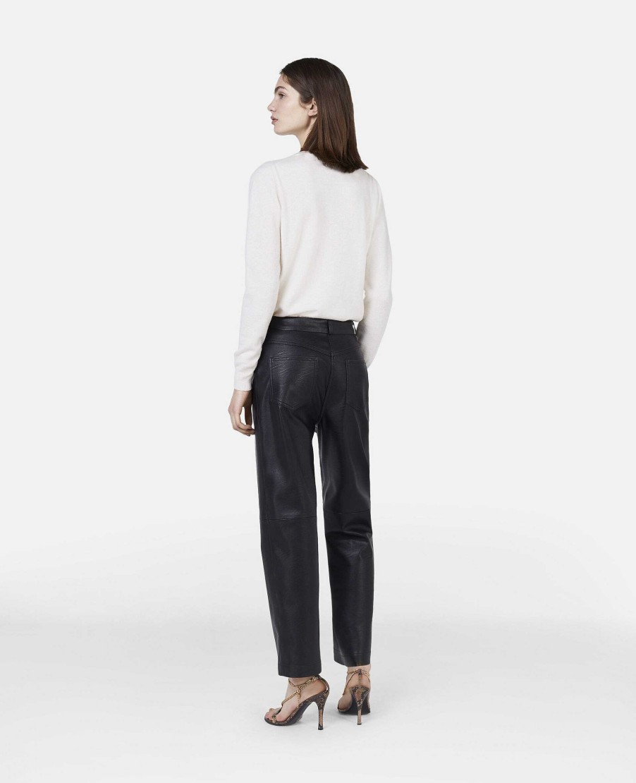 Women Stella McCartney Trousers And Shorts | Stella Iconics Alter Mat Straight Leg Trousers