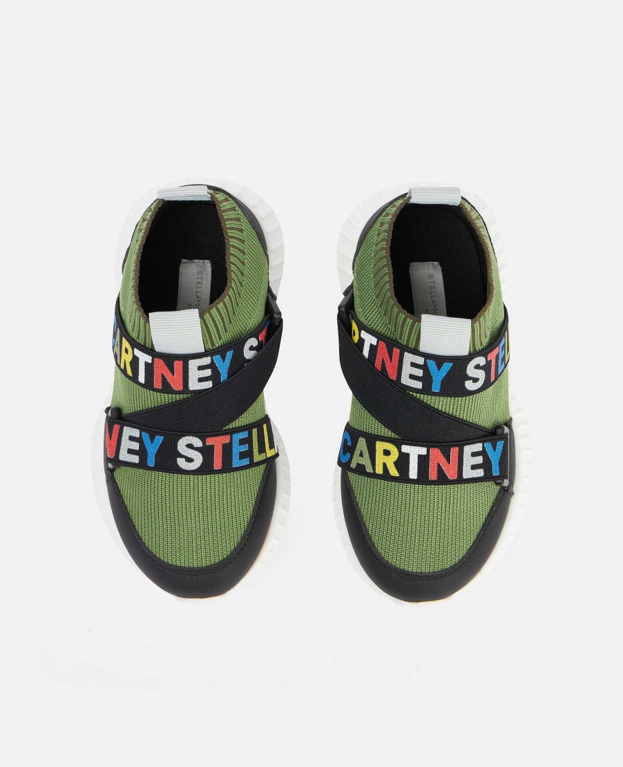 Kids Stella McCartney Shoes And Accessories | Logo Tape Slip-On Trainers