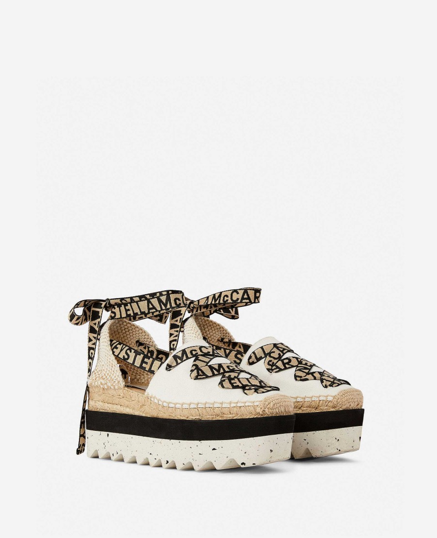 Women Stella McCartney Wedges | Gaia Platform Espadrilles