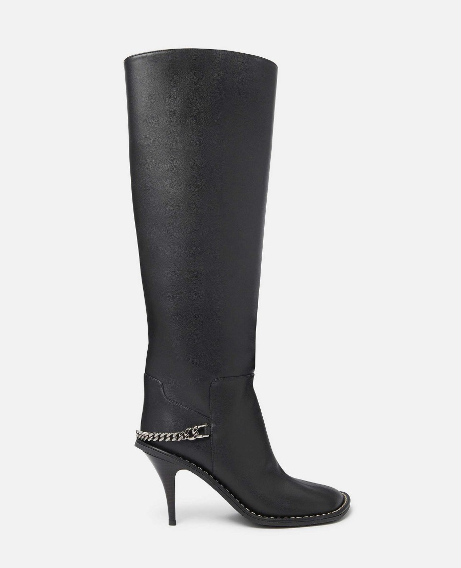 Women Stella McCartney Heels | Ryder Knee-High Stiletto Boots