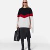 Women Stella McCartney Sweatshirts And T-Shirts | Chevron Stripe Cape Jumper