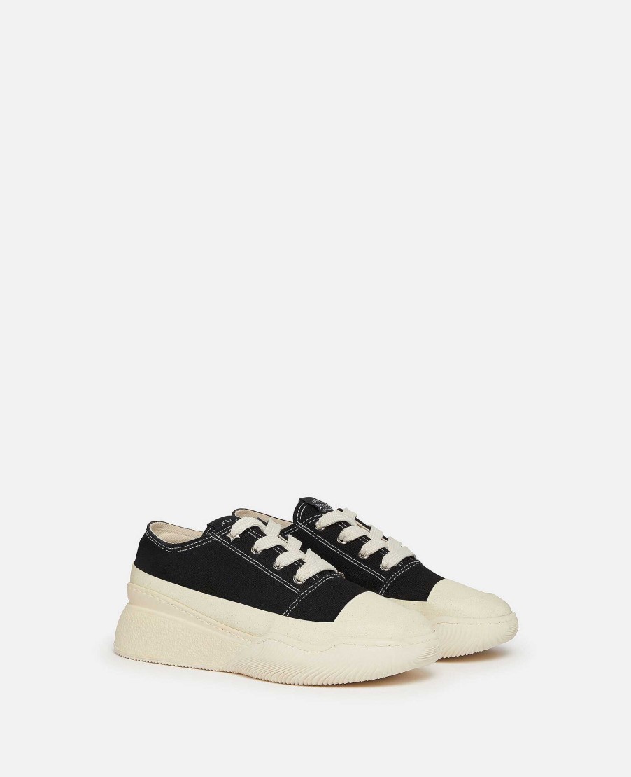 Women Stella McCartney Sneakers | Loop Canvas Low-Top Trainers