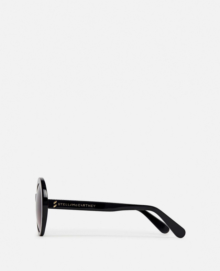 Women Stella McCartney Sunglasses | Falabella Pin Round Sunglasses