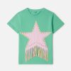 Kids Stella McCartney T-Shirts And Tops | Fringed Star T-Shirt