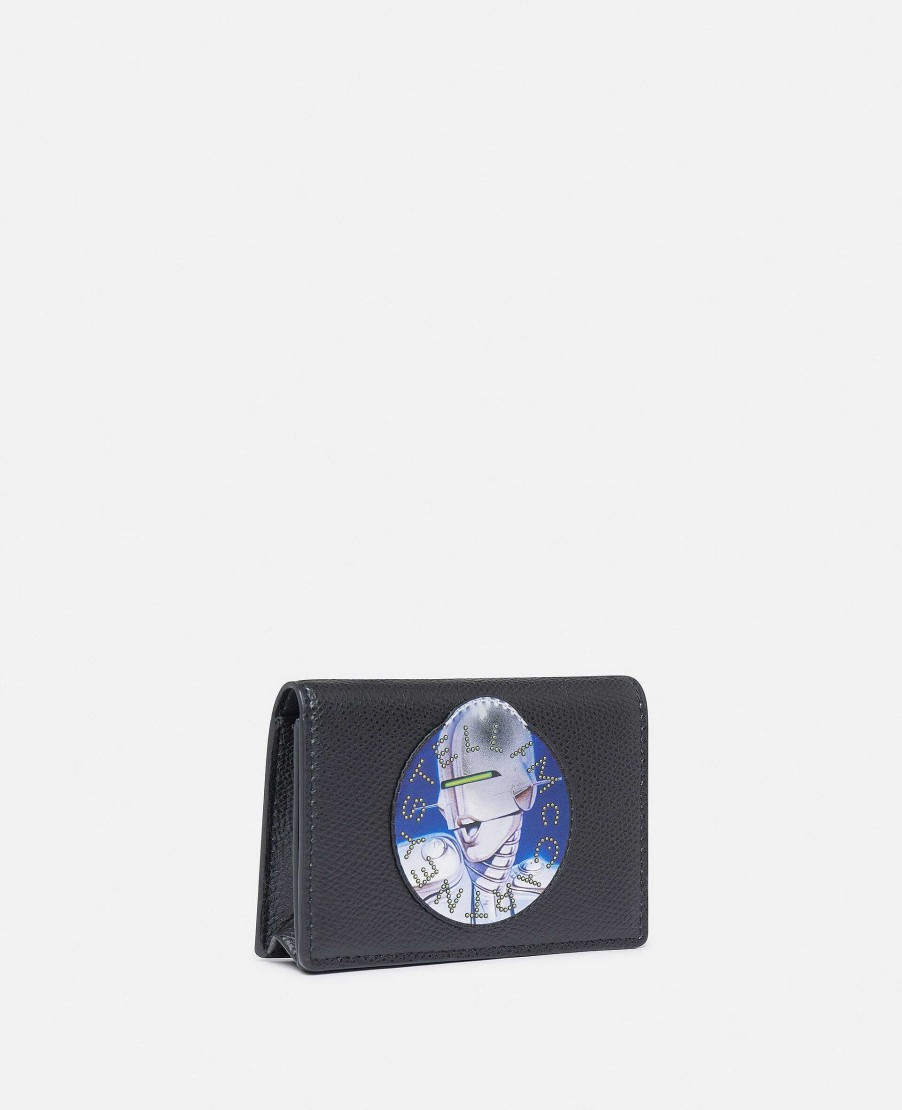 Unisex Stella McCartney Accessories | Sexy Robot Graphic Grained-Texture Wallet