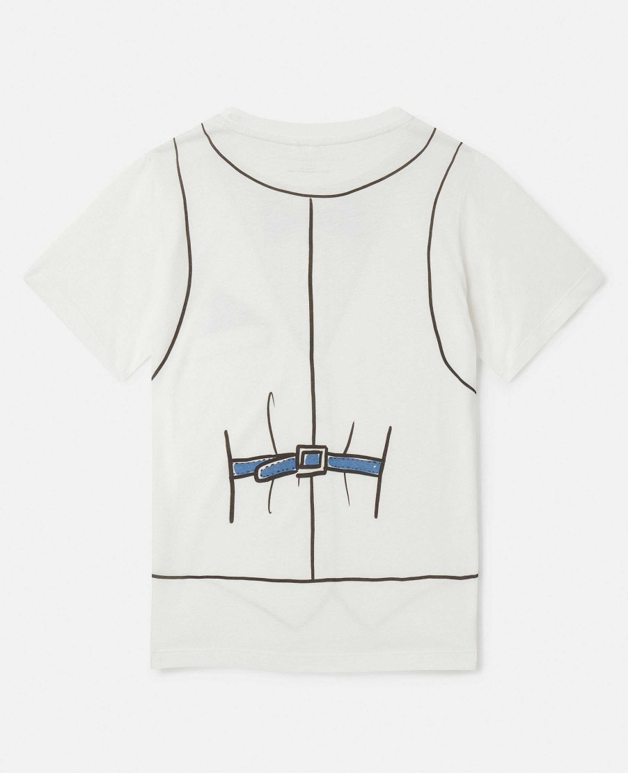 Kids Stella McCartney T-Shirts And Sweatshirt | Waistcoat Trompe-L'Oeil Print T-Shirt