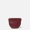 Women Stella McCartney Frayme Bag | Frayme Croc-Effect Embossed Small Shoulder Bag