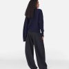 Women Stella McCartney Sweatshirts And T-Shirts | Rib-Knit Regenerated Cashmere Cape Jumper