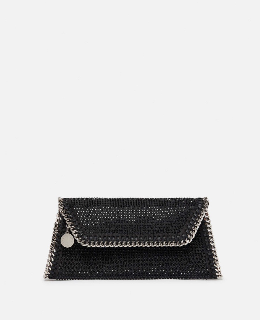 Women Stella McCartney Iconic Falabella | Falabella Crystal Hotfix Clutch