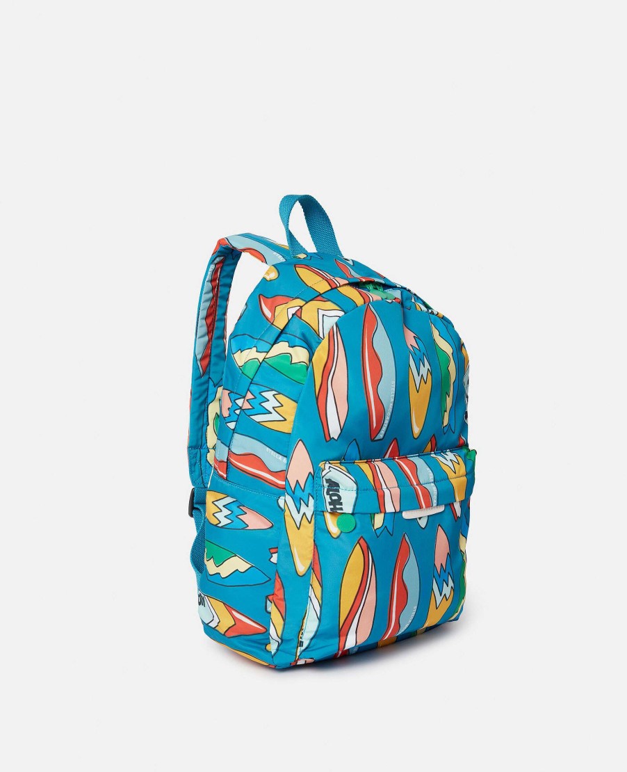 Kids Stella McCartney Shoes And Accessories | Surfboard Print Backpack