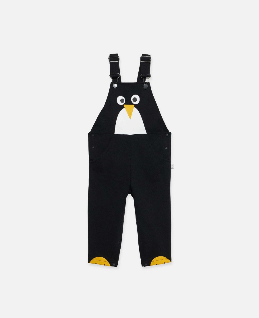 Kids Stella McCartney Baby Boys | Penguin Motif Dungarees