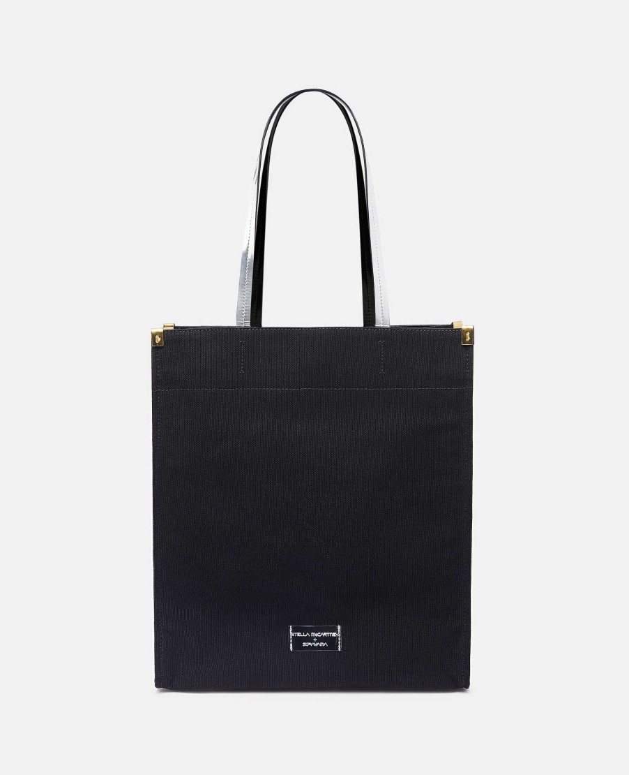 Unisex Stella McCartney Bags | Sexy Robot Graphic Organic Cotton Canvas Tote Bag