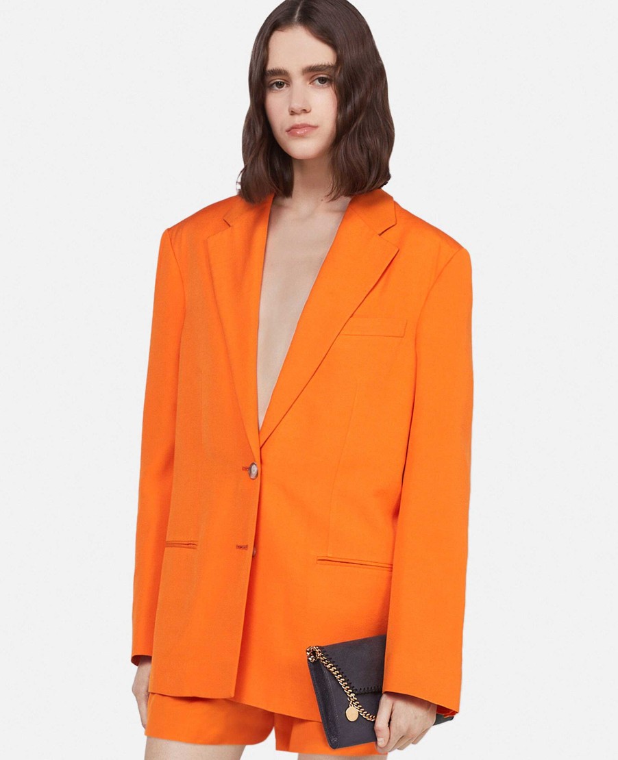 Women Stella McCartney Tailoring | Oversized Single-Breasted Blazer