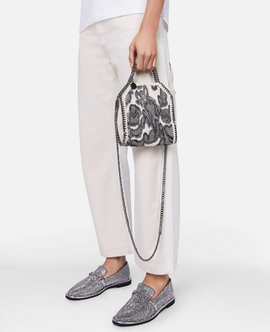 Women Stella McCartney Tote Bags | Falabella Moth Print Mini Tote Bag