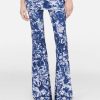 Women Stella McCartney Trousers And Shorts | Animal Forest Print Flared Jeans