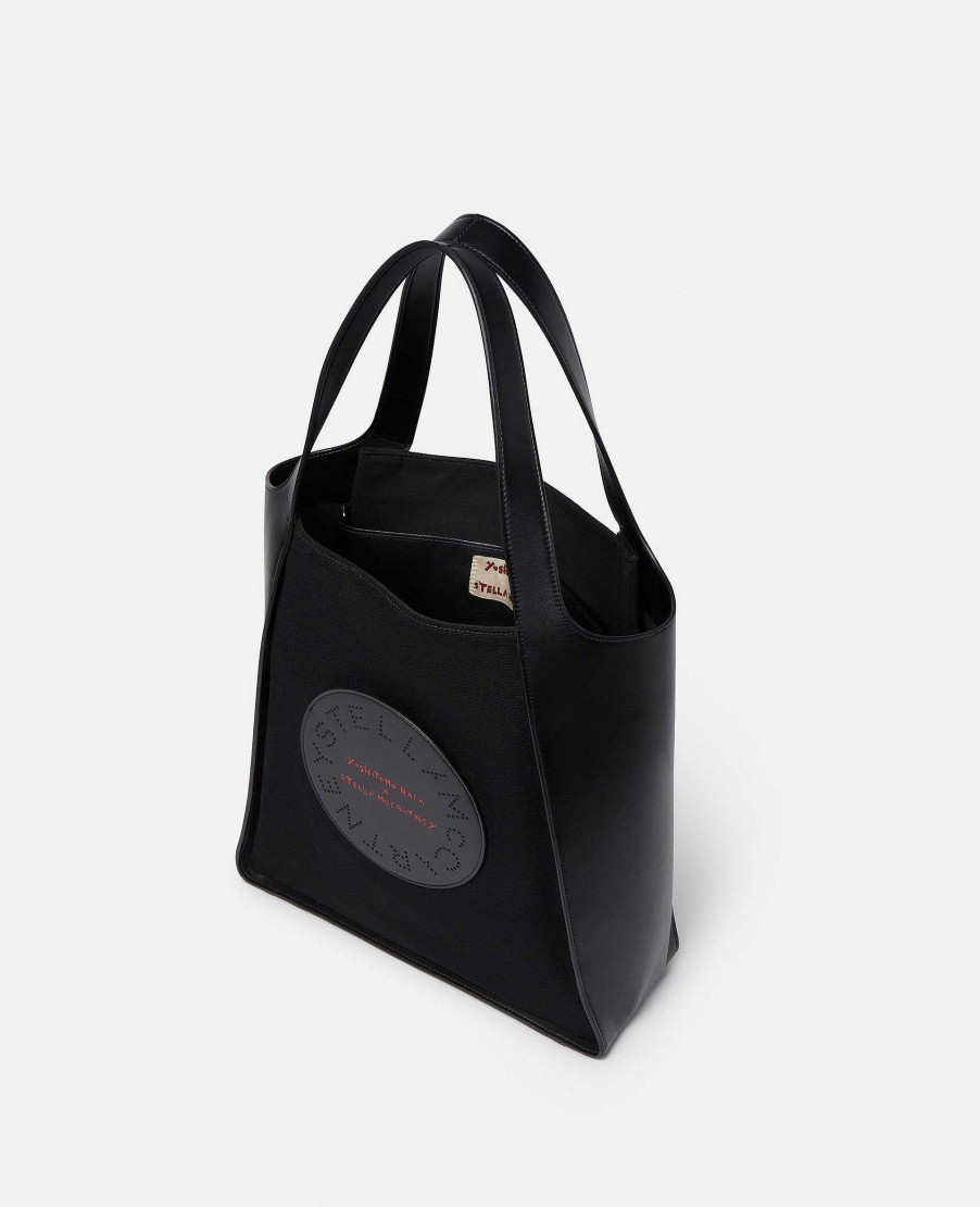 Unisex Stella McCartney Bags | Lonesome Puppy Print Cotton Canvas Tote Bag