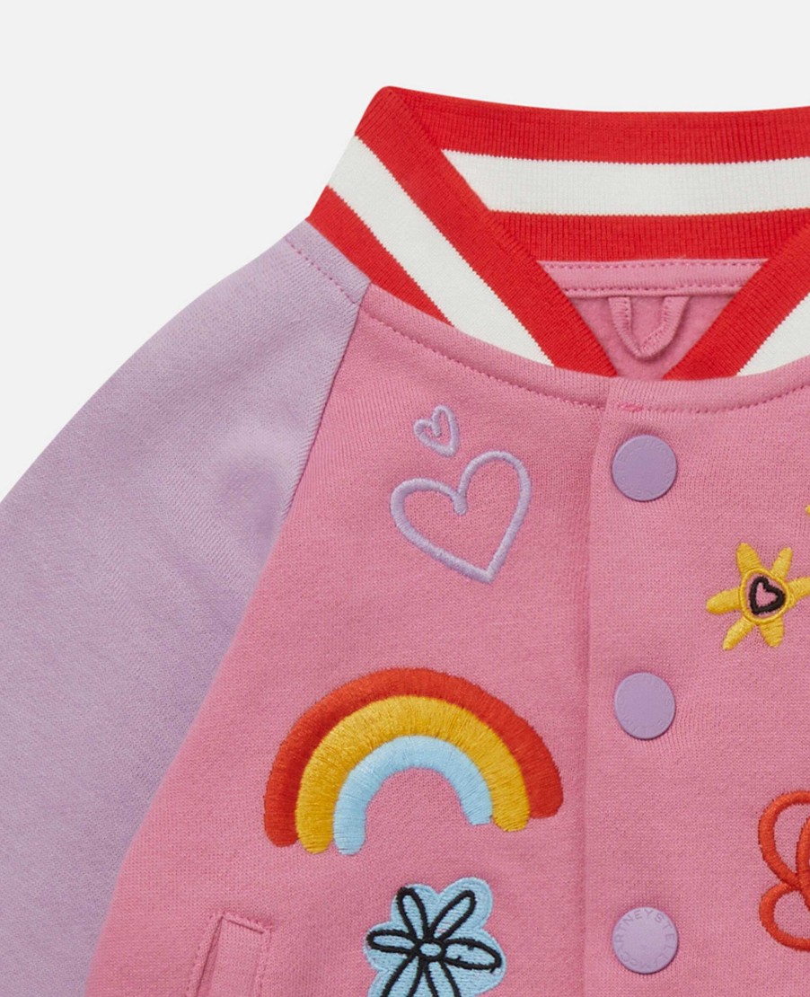 Kids Stella McCartney Baby Girls | Daydreamer Embroidery Bomber Jacket