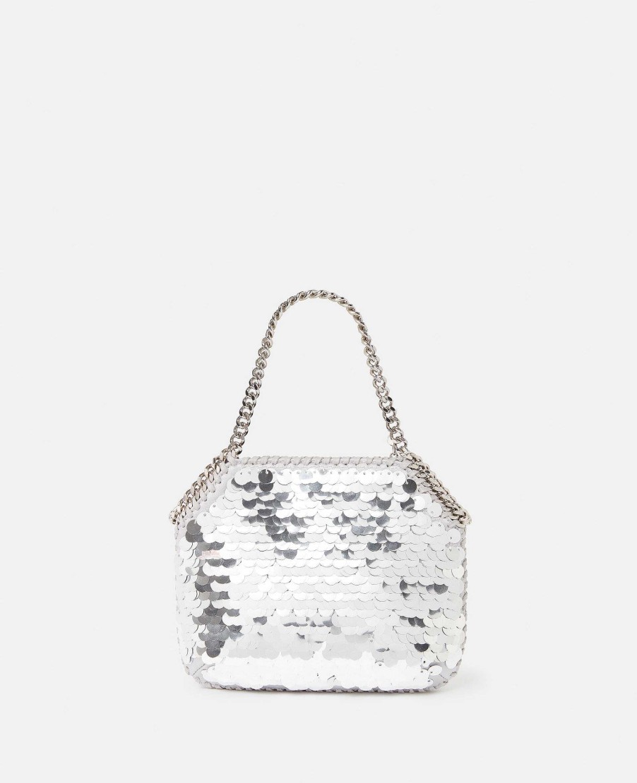 Women Stella McCartney Iconic Falabella | Falabella Oversized Sequin Mini Tote Bag