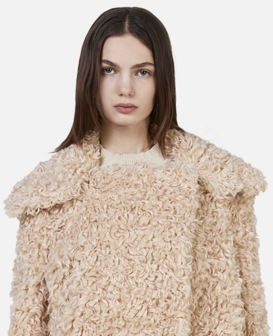 Women Stella McCartney Coats And Jackets | Short Teddy Coat