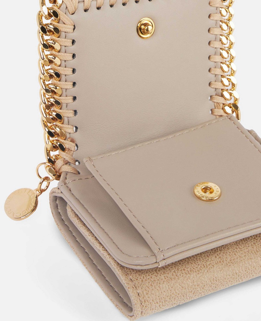 Women Stella McCartney Compact Wallets | Falabella Tri-Fold Wallet