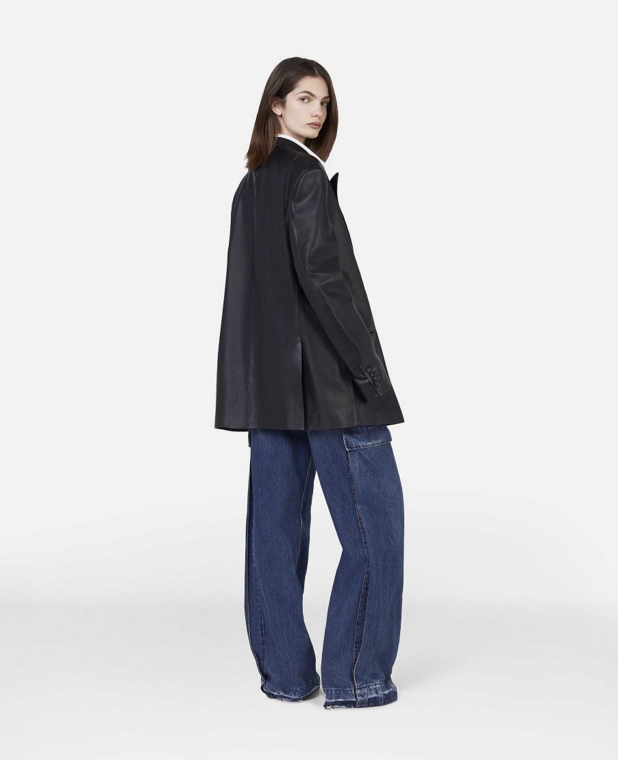 Women Stella McCartney Coats And Jackets | Alter Mat Oversized Double-Breasted Blazer