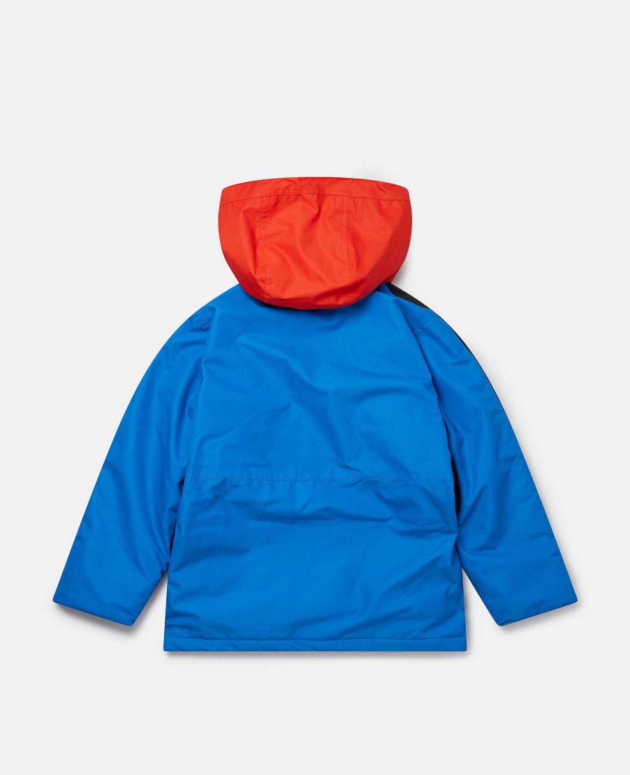 Kids Stella McCartney Outerwear | Colourblock Hooded Ski Jacket