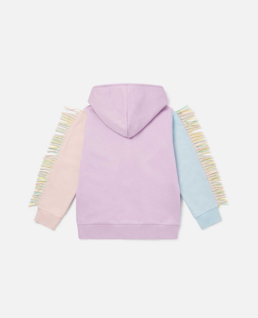 Kids Stella McCartney Jumpers And Cardigans | Rainbow Unicorn Zip Hoodie