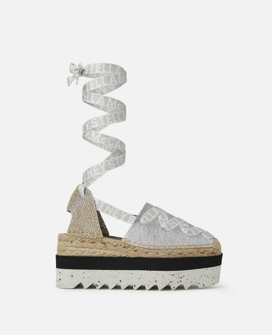 Women Stella McCartney Wedges | Gaia Platform Espadrilles