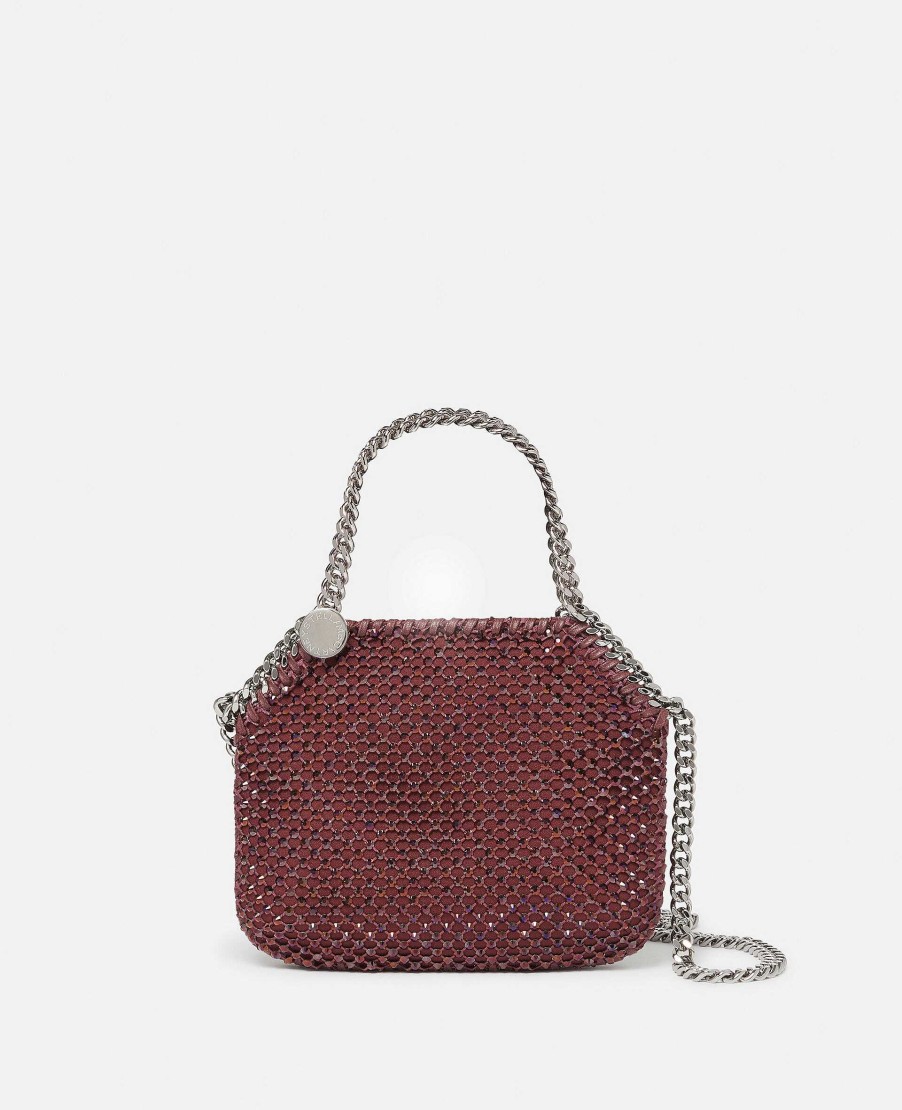 Women Stella McCartney Iconic Falabella | Falabella Crystal Mesh Mini Tote Bag