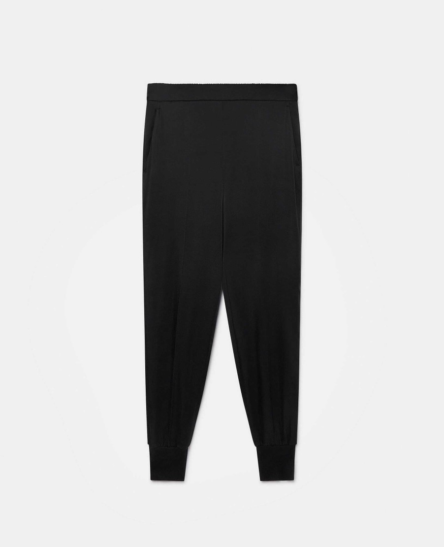 Women Stella McCartney Trousers And Shorts | Stretch Cady Tailored Trousers