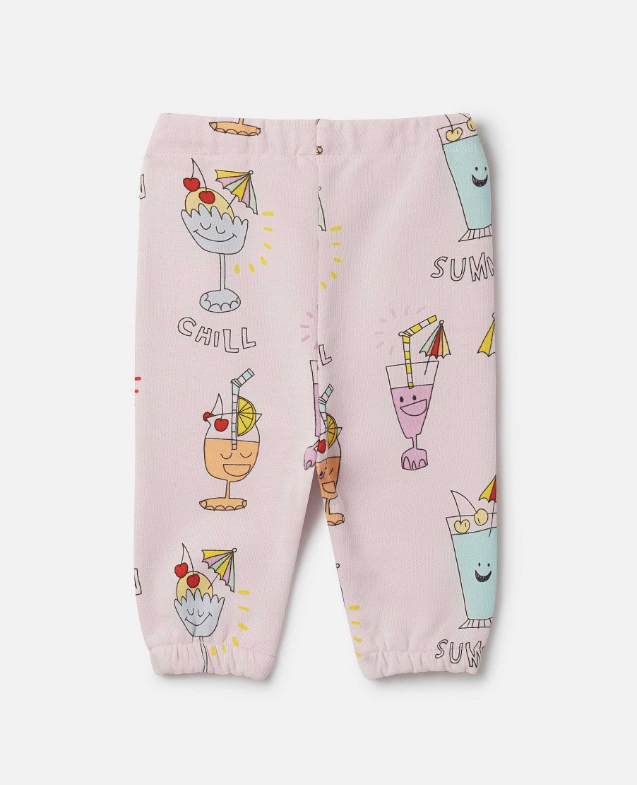 Kids Stella McCartney Baby Girls | Summer Cocktail Print Joggers