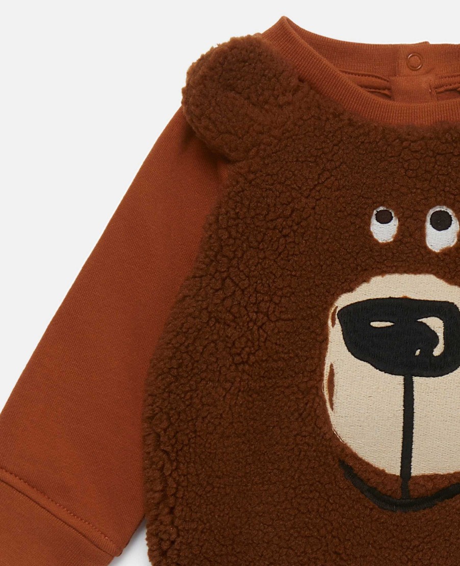 Kids Stella McCartney Baby Boys | Bear Print Fleece Sweatshirt