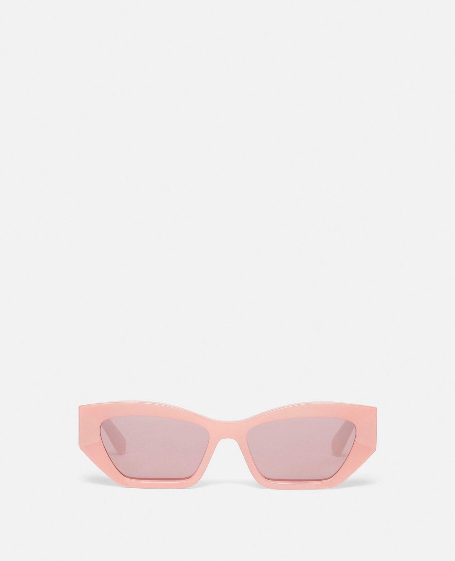 Women Stella McCartney Sunglasses | Logo Cat Eye Sunglasses